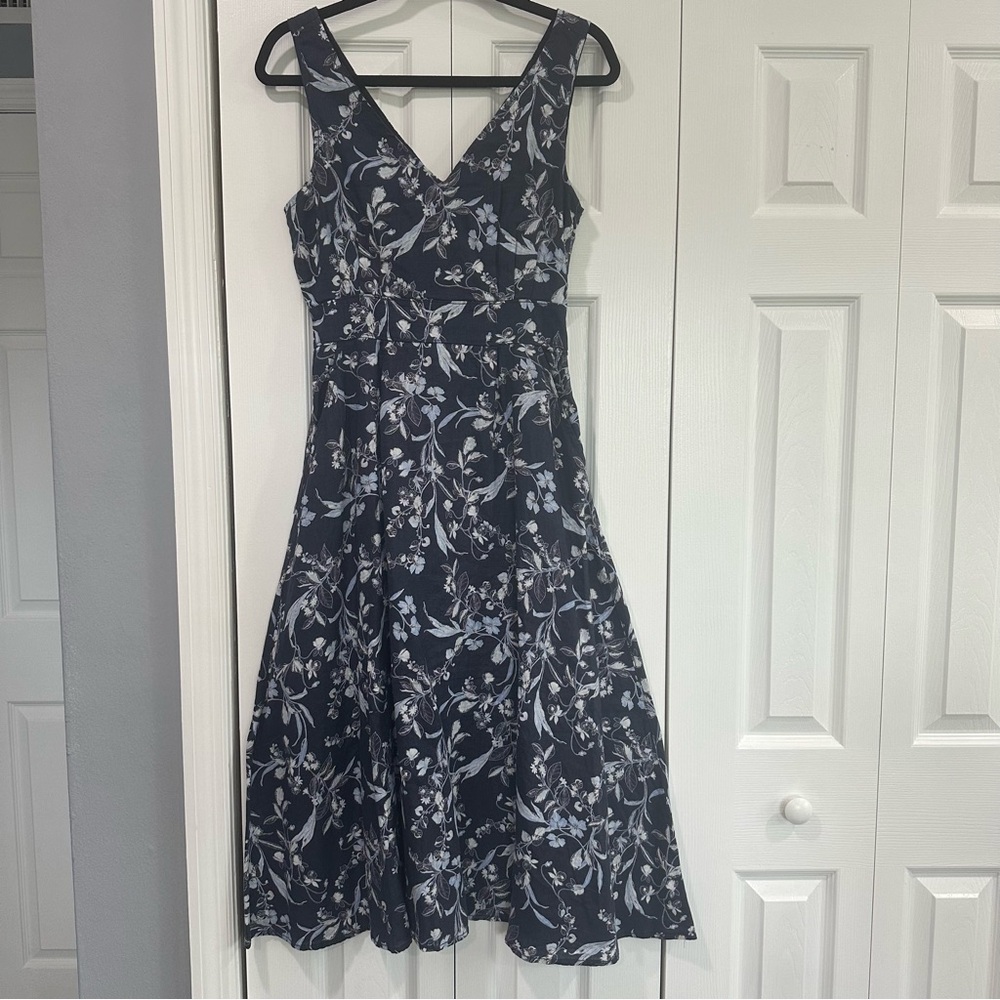 Floral Navy Dress